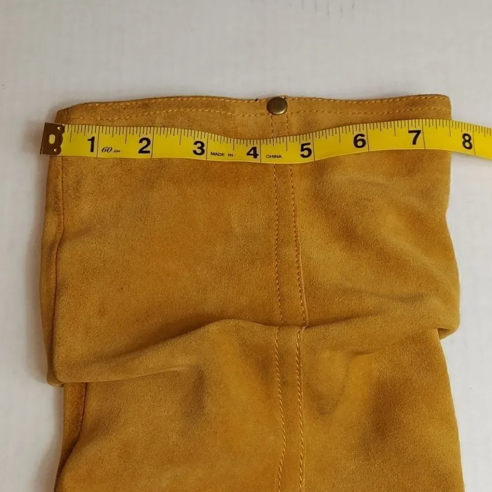 Aerosoles Supersonic Suede Slouch Boots Sz 7.5